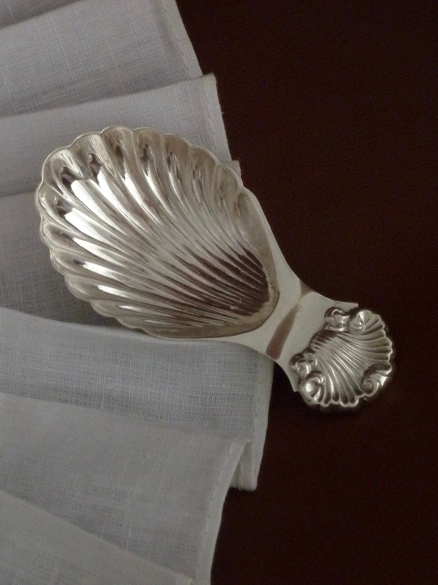 Silver caddy spoon